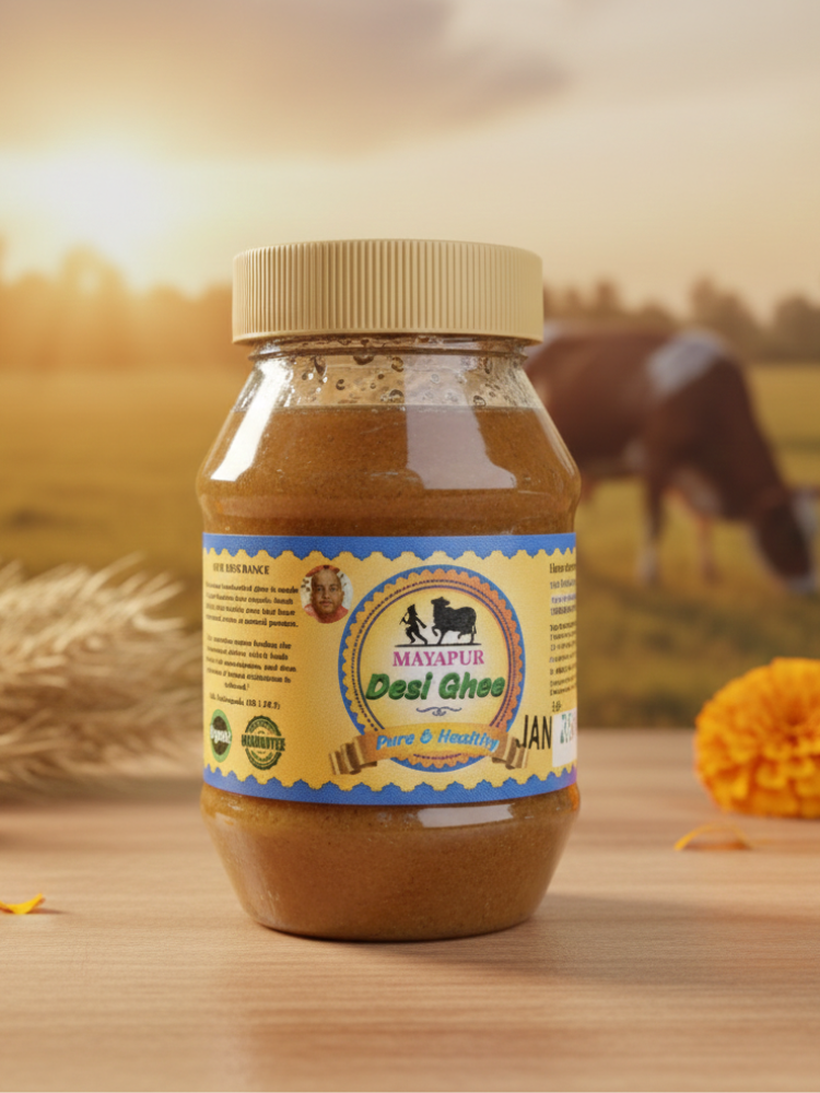 Mayapur Desi Ghee – 250 ml | Pure A2 Cow Ghee | Traditional Vedic Method